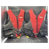 2 XL Coleman life jackets