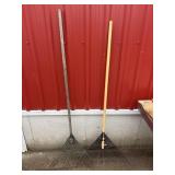 2 leaf rakes
