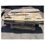 9 slabs of wood: spalted maple, air dried