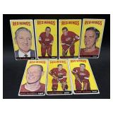 1964-65 Topps Detroit Red Wings hockey cards