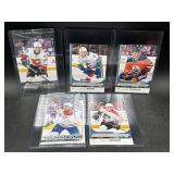 5 oversized Young Guns hockey cards