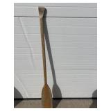 Wood paddle - chipped end