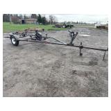 Gray boat trailer: no ownership available