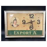 Export 'A' Vintage clock