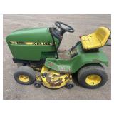 165 hydro John Deere riding lawn mower - runs