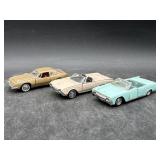 3 Franklin Mint cars
