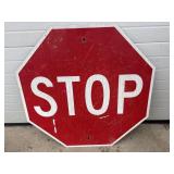 Metal sign: stop