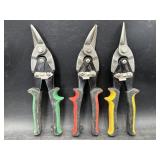 3 Mastercraft tin snips