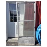Aluminum screen door