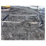 Metal cart frame base