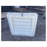 White barn fan