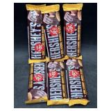 6 Hershey Almond chocolate bars