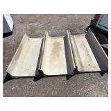 3 concrete mangers