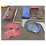 Lot: tractor parts