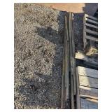 15 fence posts - assorted lengths