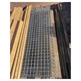 Lot: metal shelving