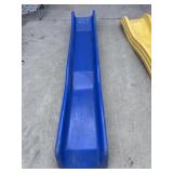 Blue play centre slide
