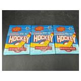 3 1991-92 Opeechee hockey card packs