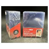 50 Toploader card protectors