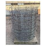 Roll of woven wire fencing