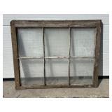 Wood window w/ glass