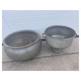 Cream separator bowl and strainers