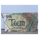 Metal sign: Teem