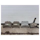 4 hose hangers