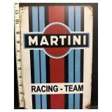 Metal sign- Martini racing team