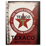 Metal sign- Texaco motor oil