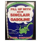 Metal sign- Sinclair Gasoline