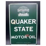 Metal sign- Quaker State motor oil
