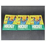 3 1990 Opeechee hockey card packs