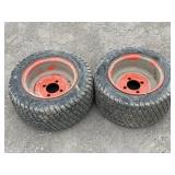2 Kubota lawnmower tires- 18X8.50-10
