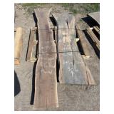 2 slabs of wood: Walnut, kiln dried