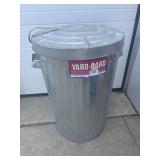 Metal can with lid