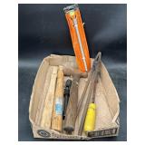 Lot- wood handles, misc