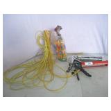 LOT: ROPE; CAULKING GUNS; MISC