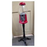 140. vintage gumball machine and stand carousel