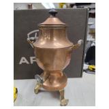 131. antique copper coffee percolator samovar
