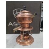 132. antique Joseph Heinrichs copper samovar or