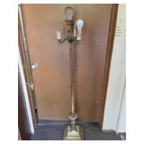 141. vintage 1930s Art Deco floor lamp uranium