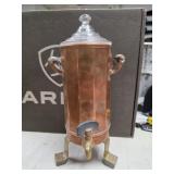 133. antique copper and brass hotel or train