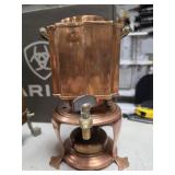 134. antique copper coffee percolator samovar