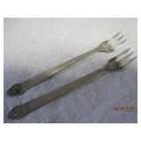 Sterling Sea food forks Oneida 4.5'