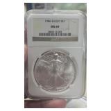 American Silver Eagle MS69 1986