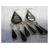 Abalone & Black Onyx earring