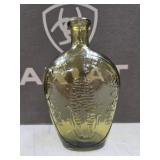 75. Vtg 'Corn for the World' historical flask