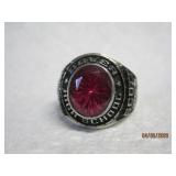 Dover High School Class Ring 1989 10.5