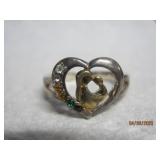 Sterling Gold & Silver Ring 9